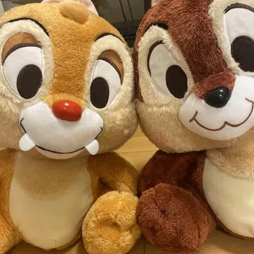 디즈니 칩과 데일 봉제 인형