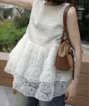 jumelle mix tiered tunic