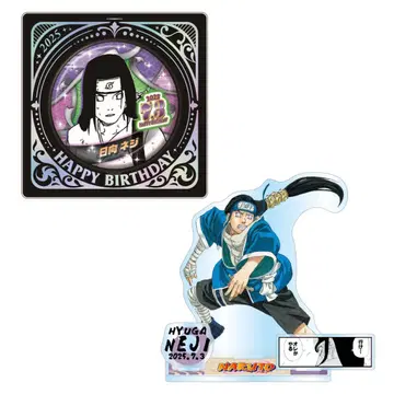 NARUTO 히나타 네지 생일 캔뱃지 명장면 디오라마 피규어