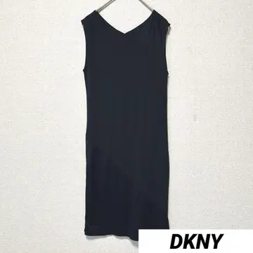 다나 캐런 뉴욕 슬리브리스 원피스 심플 무릎 기장 포멀