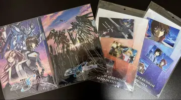 건담 SEED DESTINY 영화 팜플렛 클리어 파일 세트