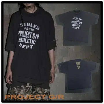 Project G/R.TROMPE-L'OEIL DOUBLE T셔츠