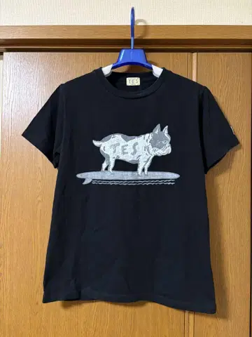 TES BUHI the endless summer 반팔 BLACK TEE