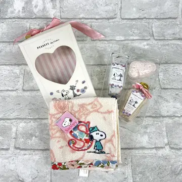 SNOOPY 타월과 핸드크림 & 농구 세트
