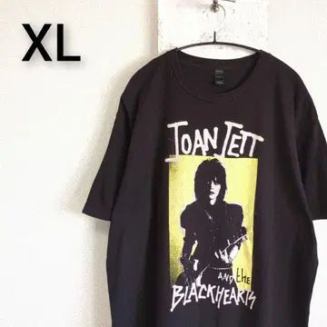 구제 의류 JOAN JETT 조안 제트 티셔츠 밴딩 티셔츠 블랙 XL