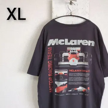 구제 의류 MCLAREN 맥라렌 티셔츠 차콜 그레이 XL