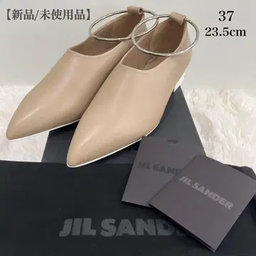 질 샌더 JIL SANDER 펌프스 발찌 플랫 37