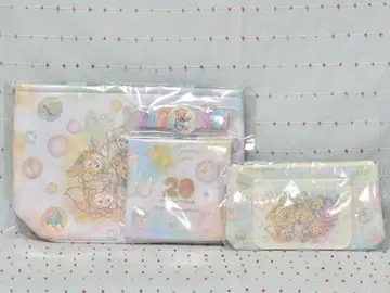 20주년 더피&프렌즈 수베니어 런치 케이스 손수건 캐리어