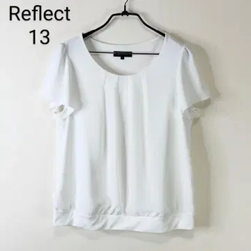 Reflect 턱이 있는 블라우스 화이트
