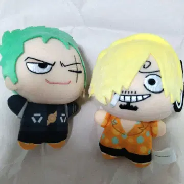 원피스 응모자 전원 서비스 봉제 인형 조로 상디 세트