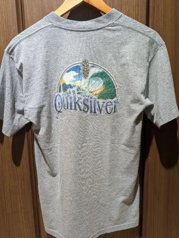 Quiksilver 그레이 티셔츠 M 상당 90년대 USA제