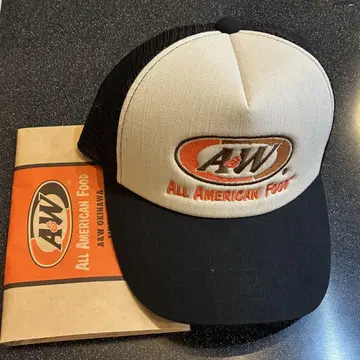 [정품] A&W 메쉬 로고 캡 블랙 미사용 새상품