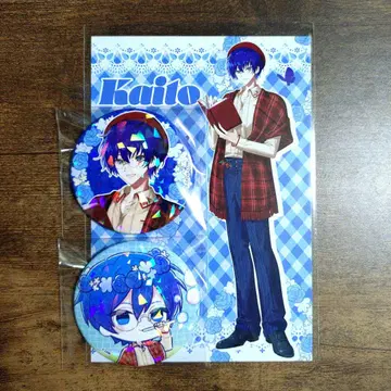 KAITO 홀로그램 캔뱃지 엽서 피크닉 피아프로 캐릭터즈
