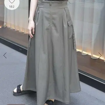 axes femme 지퍼 파이핑 SK 카키
