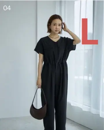 시마무라 다나카 리나 mysa closet 올인원 L 사이즈 중 블랙