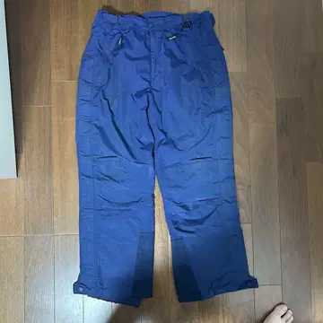 EBTEK 나일론 팬츠 네이비 초와이드 90s 에비텍 에디 바우어