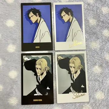 BLEACH WORLD 인스턴트 사진풍 시트 아키요시 기라 이즈루