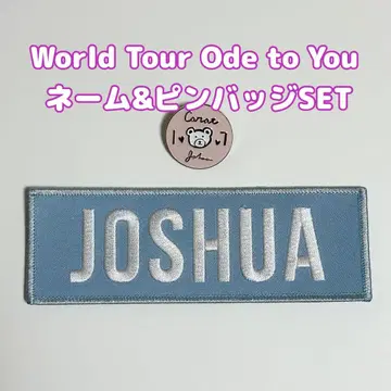 SEVENTEEN 조슈아 네임 와펜 핀 배지 Ode to you