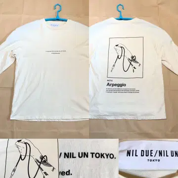 NIL DUE / NIL UN TOKYO 롱 T 긴팔 티셔츠 베이지