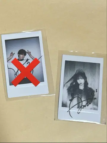ONELOVE ONE HEART 폴라로이드 사인
