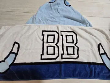 BIG BANG 후드 부착 타월 BB 로고 BB 곰