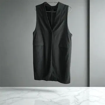 JEANASIS 슬리브리스 블랙 튜닉 사이즈 F