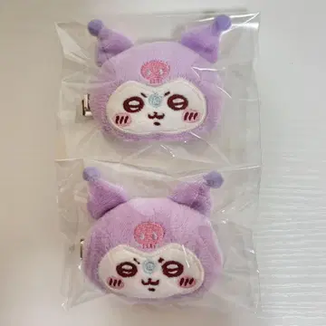 치이카와 산리오 헤어 클립 모몽가 쿠로미