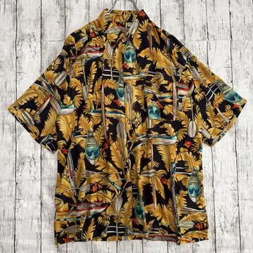 US 구제 의류 Everest Collection 레이온 셔츠 XL