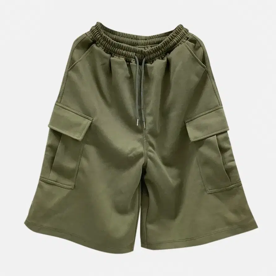 【BLACKUP】BERMUDA STRING CARGO PANTS Color string wide cargo pants - WHAT A LOOK | 60% - Asian