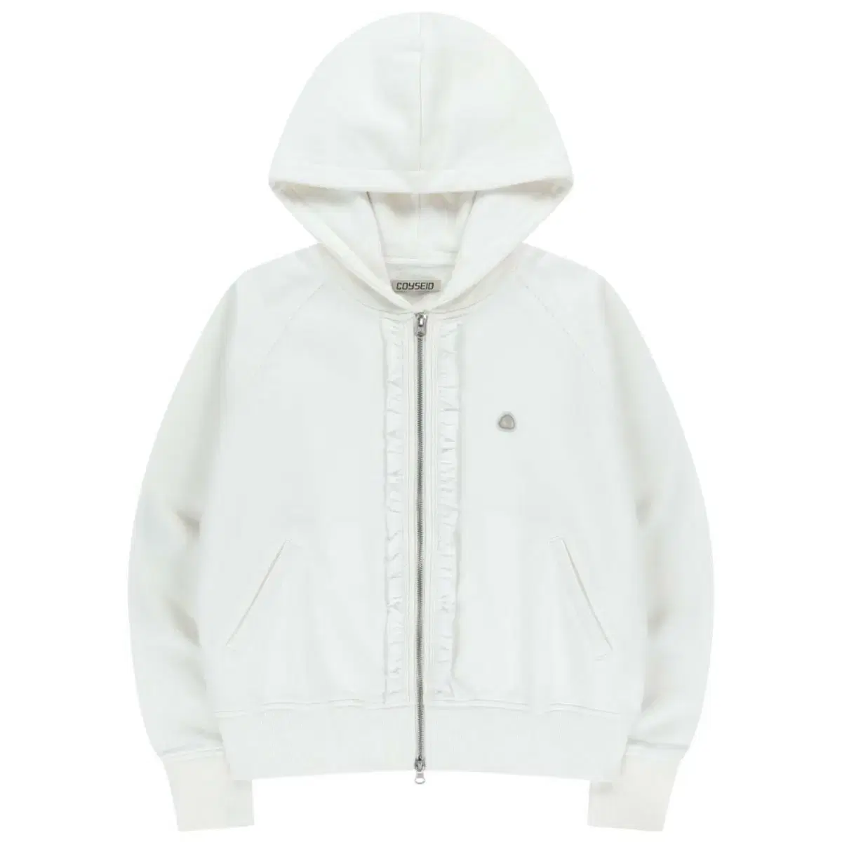 Tシャツ・カットソー [COYSEIO]TWINKLE HOOD ZIP-UP WHITE TWINKLE HOOD ZIP-UP WHITE - coyseio