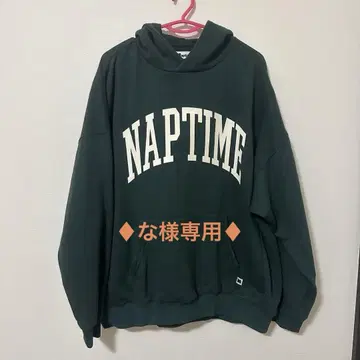 Naptime. 후드 맨투맨 / DARK GREEN