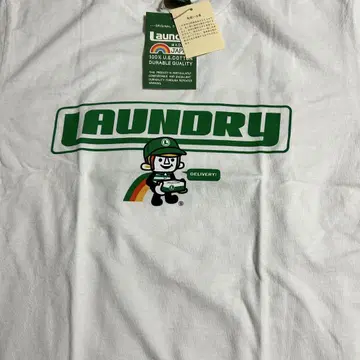 [새상품] Laundry 딜리버리 보이 티셔츠 M 사이즈 화이트