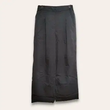 어반 리서치 도어스] 턱 와이드 팬츠 스트레이트 블랙 S 허리밴딩