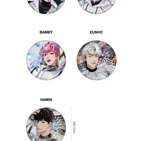 PLAVE DASH TRADING CAN BADGE イェジュン 白 PLAVE | 플레이브 PLAVE DASH TRADING Can Badge White Eunho on