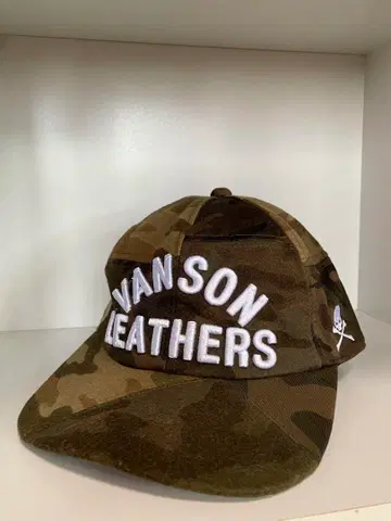 vanson leathers 카모 패턴 캡 모자