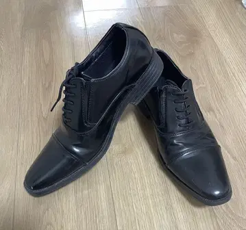 블랙 레이스업 포멀 신발