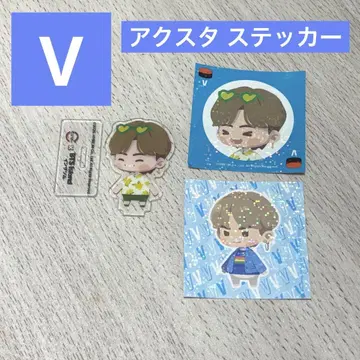 태현 뷔 V BTS 아크릴 스탠드 스티커