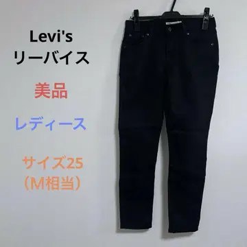 새상품급 Levi's 리바이스 여성용 스트레치 데님 팬츠 25 블랙