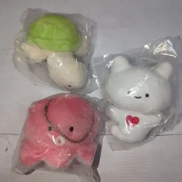 Qualia 니코리노 바다의 친구들 봉제 인형 3종 가챠 클리오네