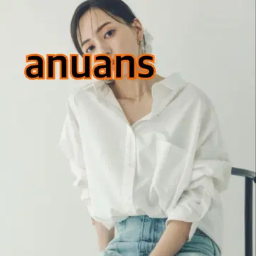 anuans 스탠다드 셔츠 화이트