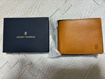SMART PEOPLE 브라운 접이식 지갑