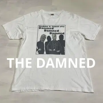 레어 2012년 THE DAMNED 댐드 T셔츠 양면 프린트