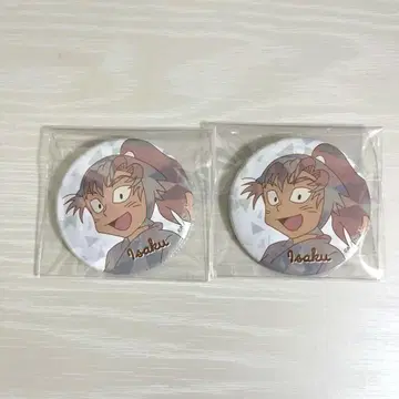 닌타마 란타로 젠포우지 이사쿠 프리즘 패턴 캔뱃지