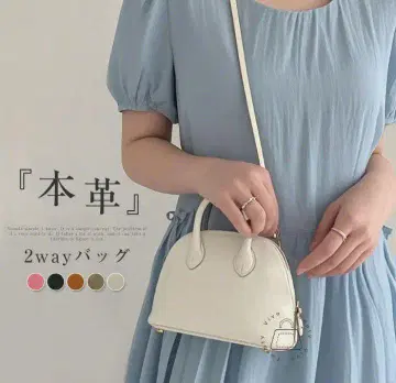 라쿠텐 핸드백 천연 가죽 여성용 2way 숄더백 가죽