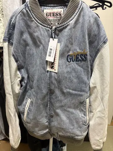 GUESS 데님 플라이트 자켓