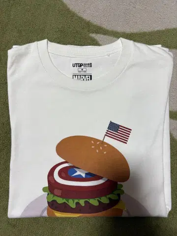 유니클로 마블 UTGP 2018 햄버거 티셔츠