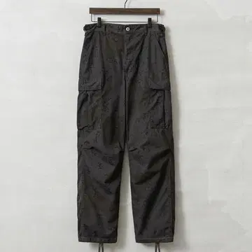 미군 6C 데저트 (초코칩) 카모 BDU 카고 팬츠 BLACK 염색