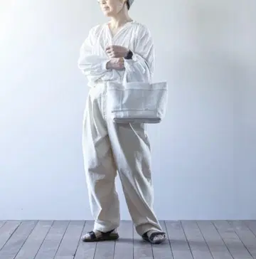 ARTE POVERA 유즈드 프랑스 시트 백 1개 미사용 택 포함