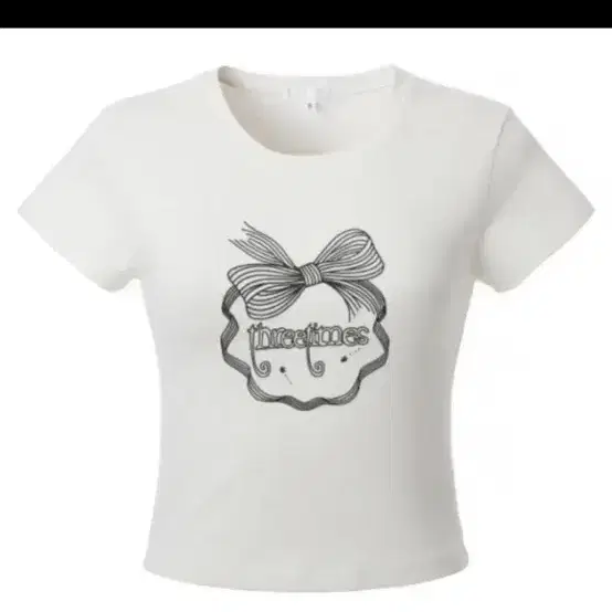 【threetimes】333 scoop tee Tシャツ THREETIMES | 쓰리타임즈 Threetimes 333 Scoop Short Sleeve
