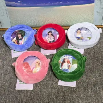 LE SSERAFIM'CRAZY 플래티넘 자카 숄더 파우치 전종 세트